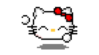 Hello Kitty Wave Pixel
