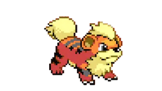 Pokémon Growlithe Pixel