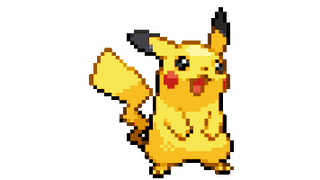 Pokémon Pikachu Wave Hello Pixel