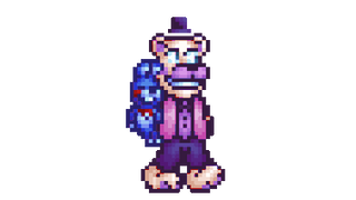 Five Nights at Freddy's Funtime Freddy Walk Pixel