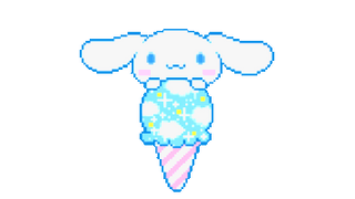 Sanrio Cinnamoroll Ice Cream Pixel