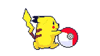 Pokémon Pikachu and Pokeball