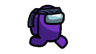 Among Us Purple Ninja Character Skin