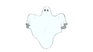 Halloween Spooky Cartoon Ghost