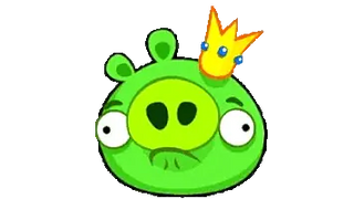 Angry Birds King Pig Crying