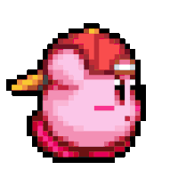 Kirby in a Cap