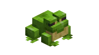 Minecraft Green Frog