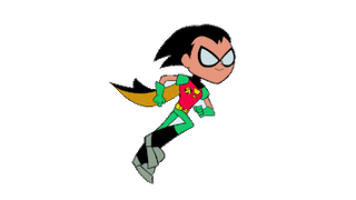 Teen Titans Go Robin Running