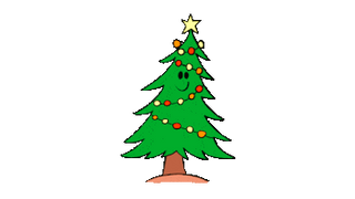 Smiling Christmas Tree
