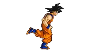 Dragon Ball Son Goku Running