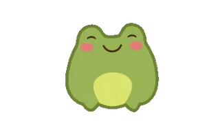 Cute Smiling Frog