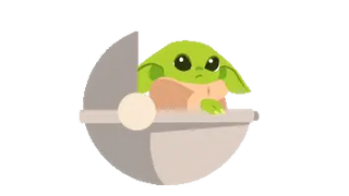 Star Wars Baby Yoda in Floating Pram