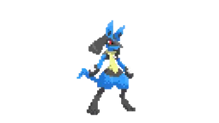 Pokémon Lucario Pixel