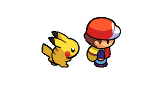 Pokémon Ash and Pikachu Walking