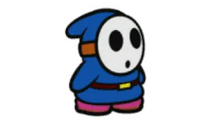 Mario Blue Shy Guy