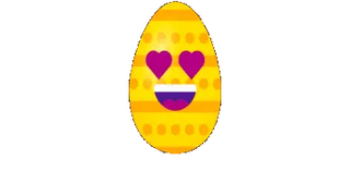 Orange Easter Egg Jumping