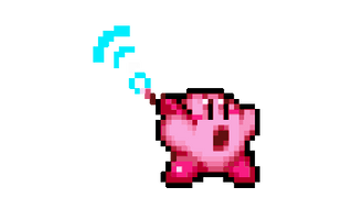 Kirby Calling on a Cellphone