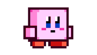 Square Kirby Pixel