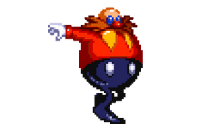 Sonic the Hedgehog Doctor Eggman Pixel Running